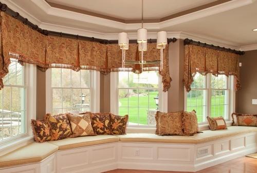 别墅装修飘窗窗帘安装的方法与优缺点