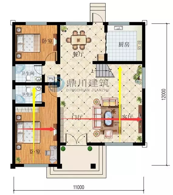 【干货】自建房户型设计要点，学会这些才算看懂户型图！