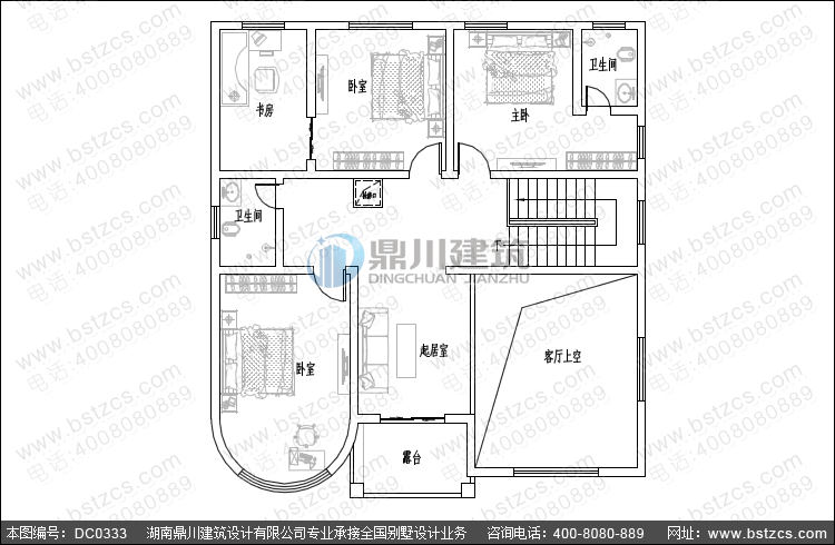 复式二层小别墅设计图纸_别墅户型图大全,鼎川建筑 复式二层小别墅设计图纸_别墅户型图大全,鼎川建筑